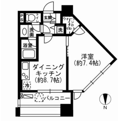 レジディア市ヶ谷1102号室