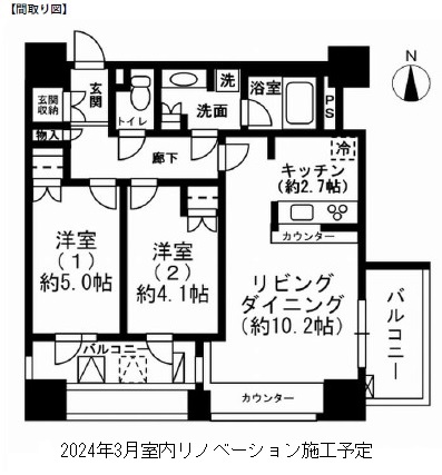 レジディア市ヶ谷807号室