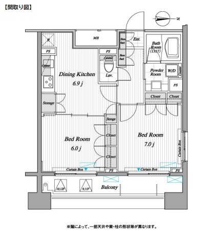 レジディア錦糸町Ⅱ1106号室