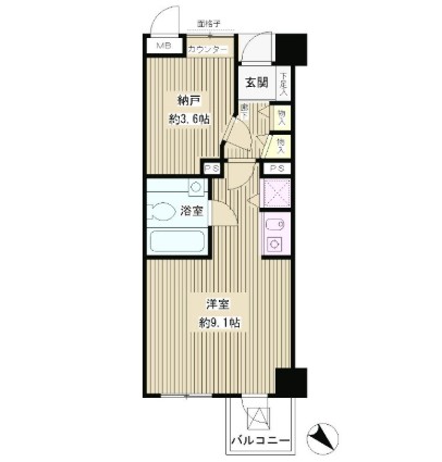 レジディア六本木檜町公園210号室