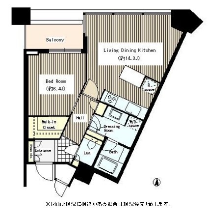パークコート赤坂　ザ　タワー2501号室の図面