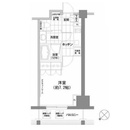 パークハビオ渋谷705号室