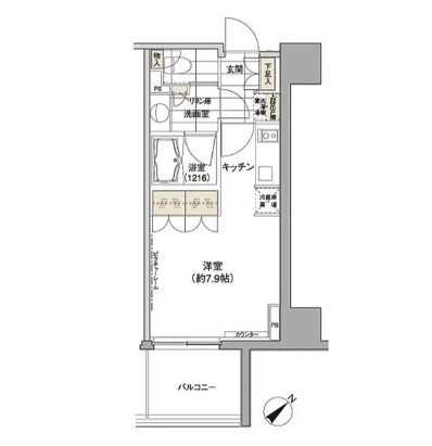 パークハビオ渋谷711号室