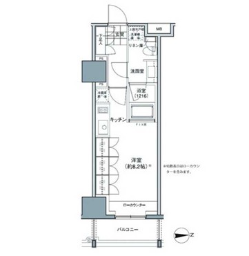 パークハビオ東中野402号室