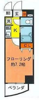 アピス渋谷神南1201号室の図面