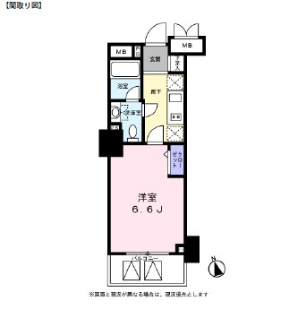 レジディア高輪桂坂204号室の図面