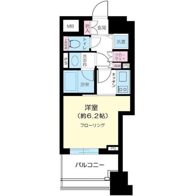 プライア渋谷6Ｆ号室の図面