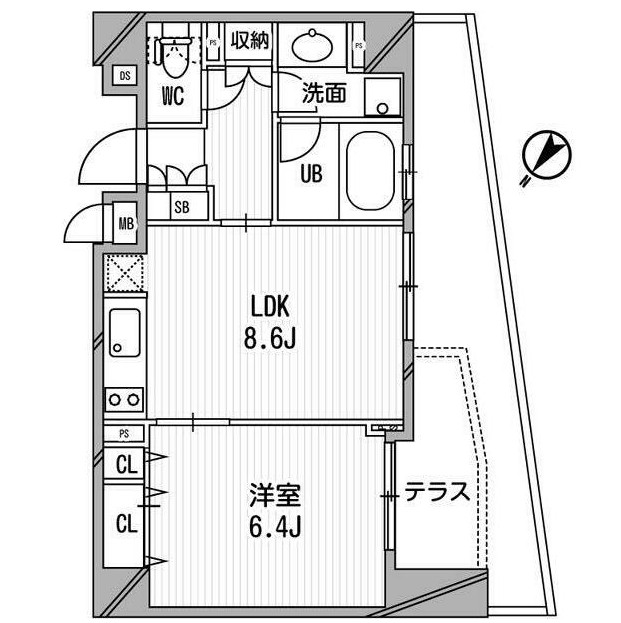 クリオ渋谷ラ・モード102号室