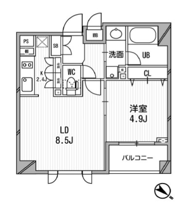 クリオ渋谷ラ・モード207号室