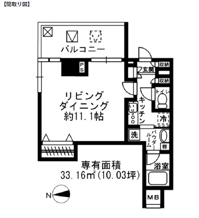 レジディア四谷三丁目209号室