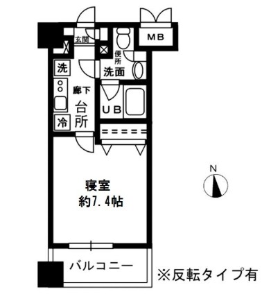 レジディア四谷三丁目808号室