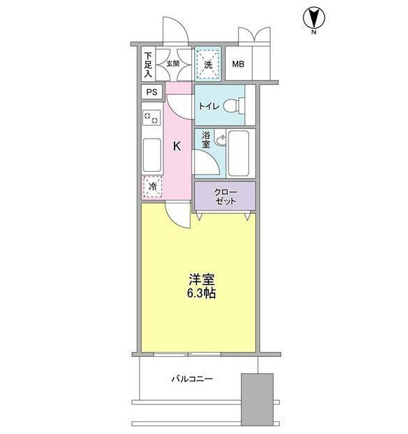 プロスペクト・グラーサ広尾302号室の図面