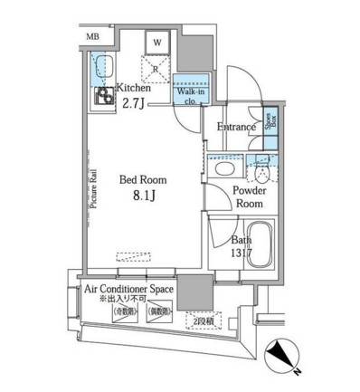 マイタワーレジデンス1702号室の図面