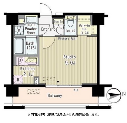 ルーエ渋谷神山町502号室の図面