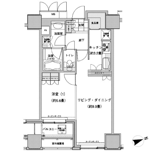 ウエストパークタワー池袋1811号室