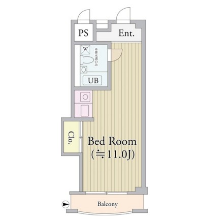 パークグレース新宿1112号室の図面