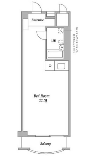 パークグレース新宿303号室の図面