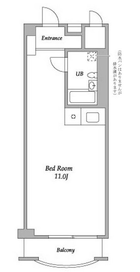 パークグレース新宿709号室の図面