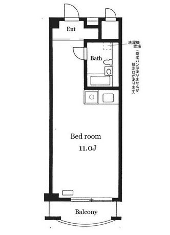 パークグレース新宿903号室の図面