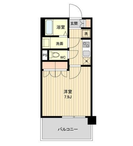 ラクアスレジデンス東新宿1010号室の図面
