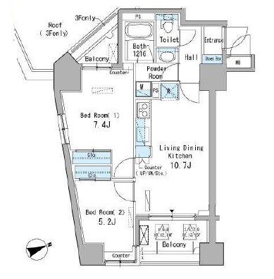 パークアクシス駒込902号室