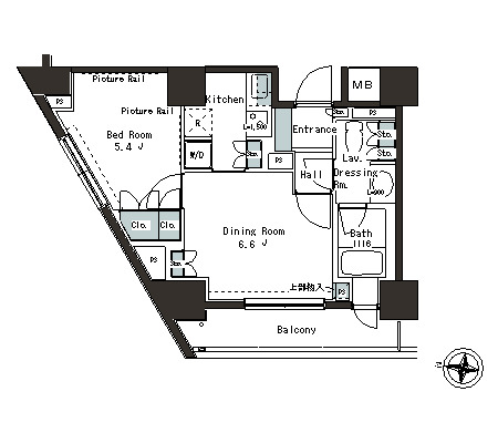 パークアクシス本郷の杜301号室の図面