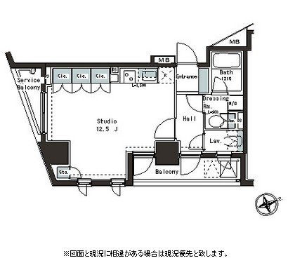 パークアクシス本郷の杜705号室の図面