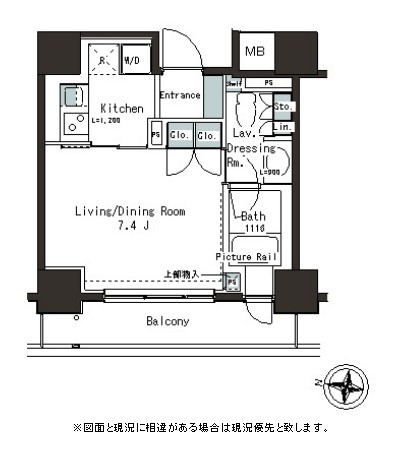パークアクシス本郷の杜902号室の図面