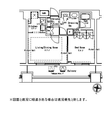 パークアクシス御茶ノ水ステージ1419号室の図面