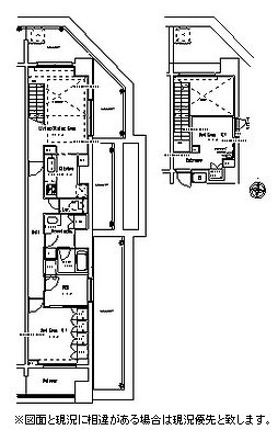 パークアクシス御茶ノ水ステージ215号室の図面