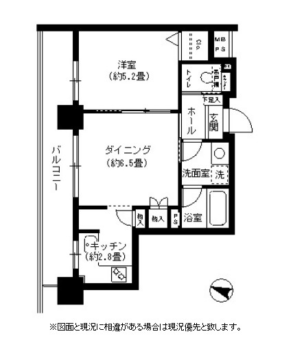 クリオ文京小石川506号室の図面