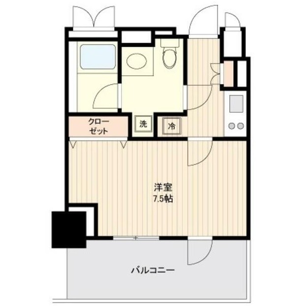 ドゥーエ幡ヶ谷1602号室の図面