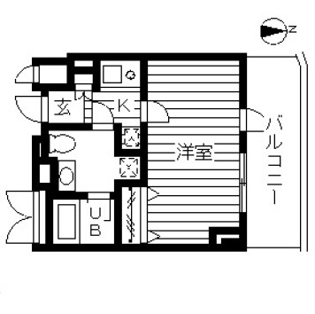 ドゥーエ幡ヶ谷602号室の図面