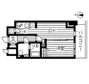 ドゥーエ幡ヶ谷906号室の図面
