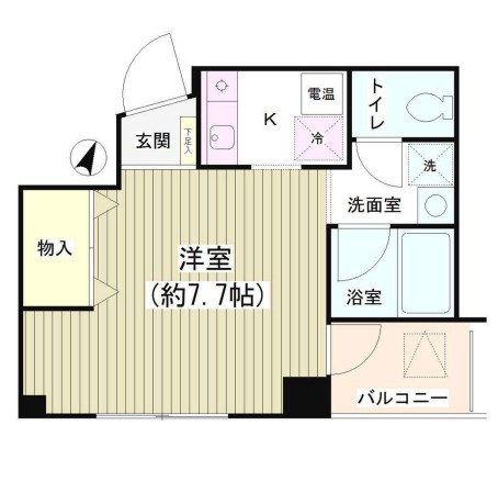 ＴＫＲ神田多町701号室の図面