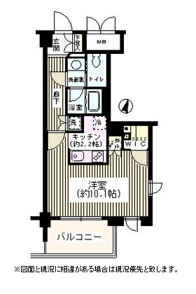 アゼリアテラス新宿418号室の図面