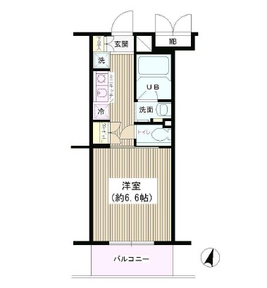 ＴＳハイム新宿103号室の図面