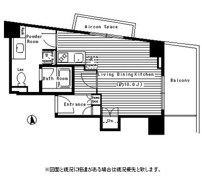 レガーロ西早稲田1005号室の図面