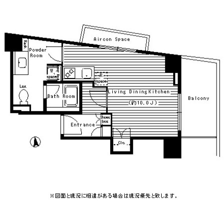 レガーロ西早稲田205号室の図面