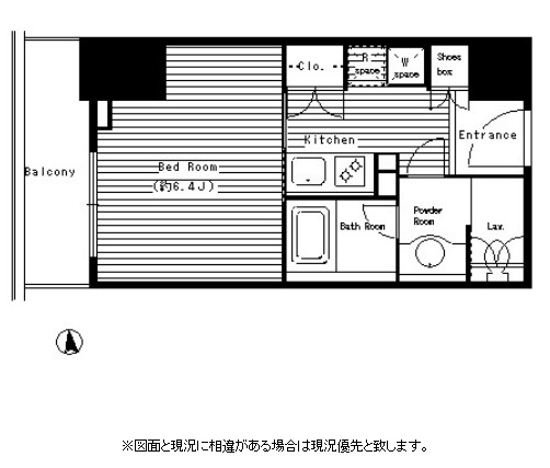 レガーロ西早稲田208号室の図面