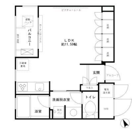 エル・セレーノ西早稲田415号室