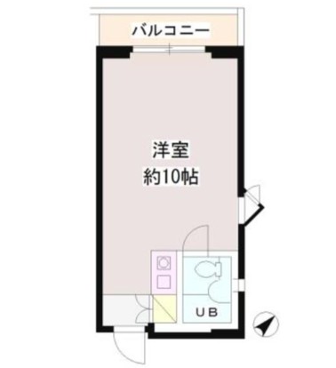 パーク・ノヴァ渋谷309号室の図面