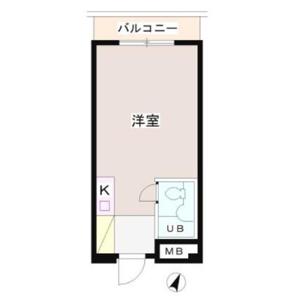 パーク・ノヴァ渋谷406号室の図面