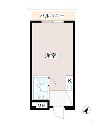 パーク・ノヴァ渋谷408号室の図面