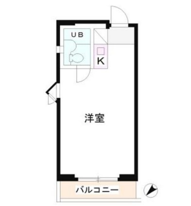 パーク・ノヴァ渋谷409号室の図面