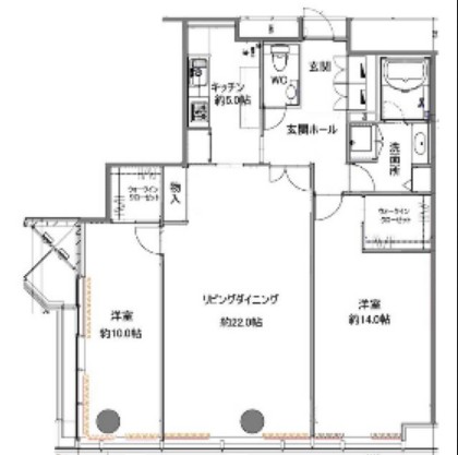 浜松町スクエア　ｓｔｕｄｉｏ2004号室の図面