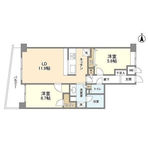 シルフィード南平台Ｃ603号室の図面