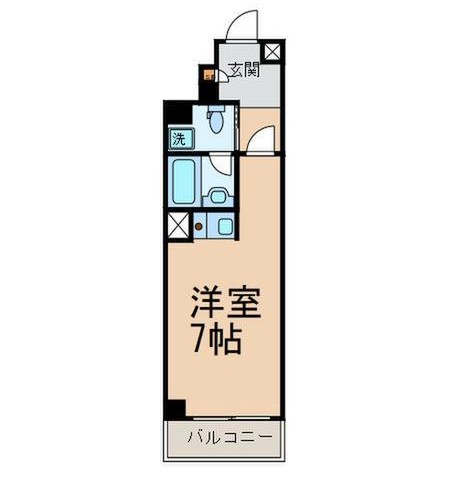 ＦｅｅｌＡ渋谷513号室の図面