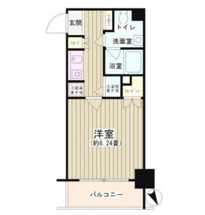ＮＯＮＡ　ＰＬＡＣＥ渋谷富ヶ谷203号室の図面