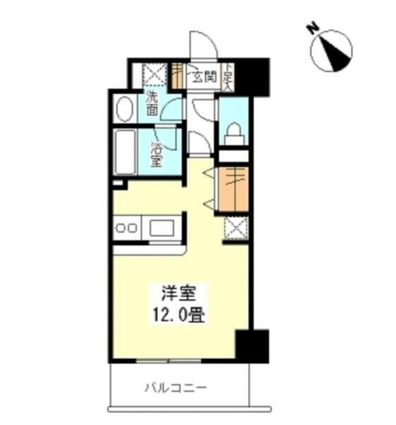ＴＫフラッツ渋谷1002号室の図面